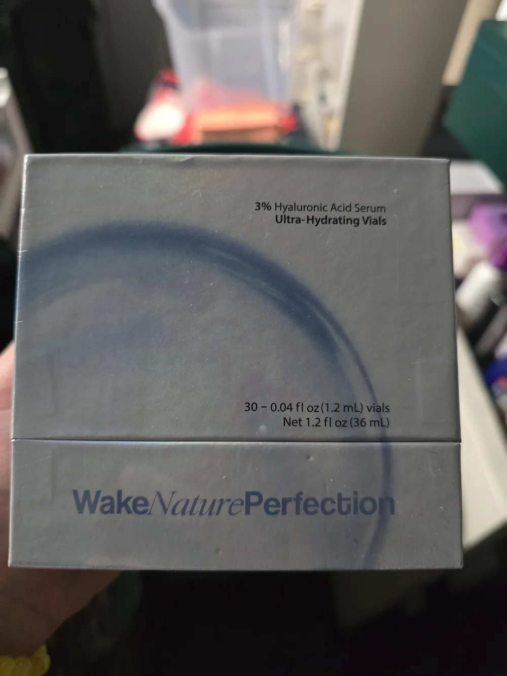 Wake Nature Perfection 3% Hyaluronic Acid Ultra-Hydrating Vials - Blue